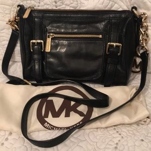 Michael Kors Crossbody Bag - Black Leather
